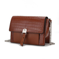 MKF collection Hope crocodile Embossed Vegan Leather Women Shoulder Bag by Mia K(D0102H9T8ZA)