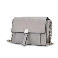 MKF collection Hope crocodile Embossed Vegan Leather Women Shoulder Bag by Mia K(D0102H9T8M7)