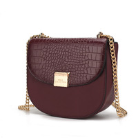MKF collection Brooklyn crocodile Embossed Vegan Leather Women Shoulder Handbag by Mia K(D0102H9T8Kg)