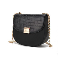 MKF collection Brooklyn crocodile Embossed Vegan Leather Women Shoulder Handbag by Mia K(D0102H9T8K7)