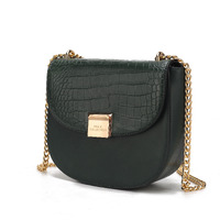 MKF collection Brooklyn crocodile Embossed Vegan Leather Women Shoulder Handbag by Mia K(D0102H9T8ZW)