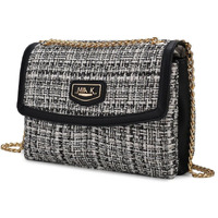 MKF collection Mackenzie Tweed Women Shoulder Handbag by Mia K(D0102H9T8UY)