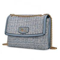 MKF collection Mackenzie Tweed Women Shoulder Handbag by Mia K(D0102H9T8U7)