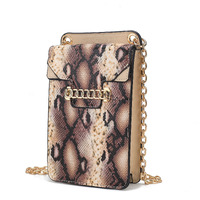 MKF collection Yael Snake embossed Vegan Leather Phone crossbody Handbag by Mia K(D0102HISQ6Y)