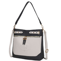 MKF collection Evie two tone Vegan Leather Women Shoulder bag by Mia k(D0102HI9VJg)