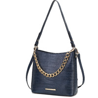 MKF collection Bizzy Faux crocodile-Embossed Vegan Leather Women Shoulder Bag by Mia K(D0102HIBMEg)