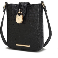 MKF collection Avery Faux crocodile Embossed Vegan Leather Women crossbody Bag by Mia K(D0102HIBDFV)