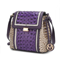 MKF collection Jamilah crossbody Vegan Leather Women by Mia k(D0102H2QPY7)