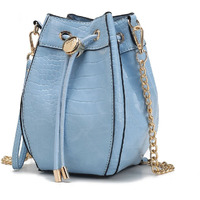 MKF collection cassidy crocodile Embossed Vegan Leather Womens Shoulder Bag by Mia k(D0102H2QAA7)