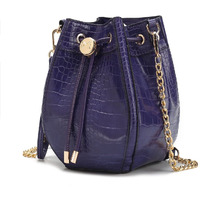MKF collection cassidy crocodile Embossed Vegan Leather Womens Shoulder Bag by Mia k(D0102H2QAAU)
