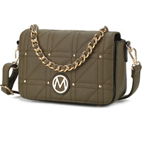 Arabella Vegan Leather Womens Shoulder Bag(D0102H2VNKW)