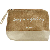Jute and Cotton Mini Pouch by Pupa Milano for Women - 1 Pc Bag