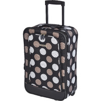 2 Pc New Blk Dot Luggage Set