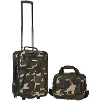 2 Pc Camo Luggage Set