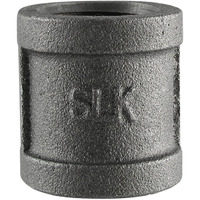 COUPLING BLACK IRON 2" (Pack of 1)