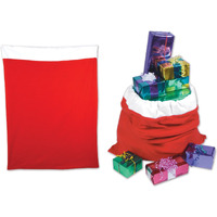 Plush Santa Gift Sack