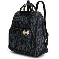 MKF Collection Cora Milan M Signature Trendy Backpack by Mia k