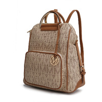 MKF Collection Cora Milan M Signature Trendy Backpack by Mia k