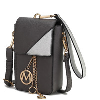 MKF collection Hannah crossbody Bag & Wristlet Vegan Leather For Women by Mia k(D0102H9K01g)