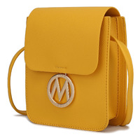 MKF collection Skylar Messenger Handabag Vegan Leather Womens by Mia K(D0102HA973g)