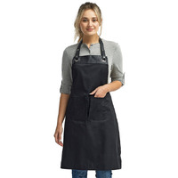 Espresso Bib Apron - BLAcK BLAcK - OS(D0102H7M4E8)