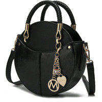 MKF collection Nobella crossbody Handbag Vegan Leather Women by Mia K(D0102H992Z7)