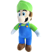 Super Mario Luigi 17 Inch Plush Backpack