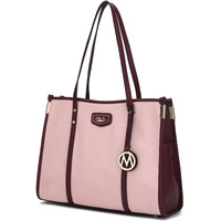MKF collection Kindred Oversize Tote Handbag Vegan Leather For Women by Mia k(D0102H9K0gg)