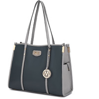 MKF collection Kindred Oversize Tote Handbag Vegan Leather For Women by Mia k(D0102H9K0gU)