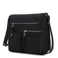 MKF collection Serena color-Block Nylon Women Shoulder Bag by Mia K(D0102H9KJ5g)