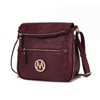 MKF collection Luciana crossbody Bag Vegan Leather Women by Mia K(D0102H9Wc9A)