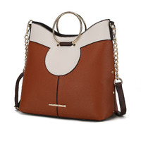 MKF collection Kylie Top Handle Satchel Handbag Vegan Leather Women by Mia k(D0102HISJ6A)