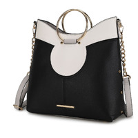 MKF collection Kylie Top Handle Satchel Handbag Vegan Leather Women by Mia k(D0102HISJBW)