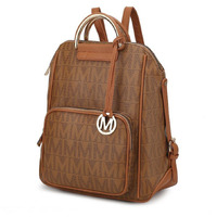 MKF Collection Cora Milan M Signature Trendy Backpack by Mia k