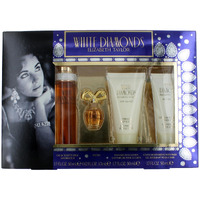 White Diamonds by Elizabeth Taylor, 4 Piece Gift Set for Women (With 1.7 oz)