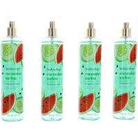Cucumber Melon by Bodycology, 4 Pack 8 oz Fragrance Mist for Women