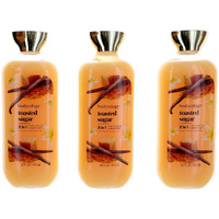 Toasted Sugar by Bodycology, 3 Pack 16 oz 2 in 1 Body Wash & Bubble Bath for Women