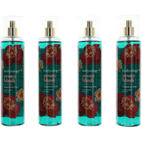 Peony Blush by Bodycology, 4 Pack 8 oz Fragrance Mist for Women