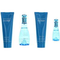 Cool Water by Davidoff, 4 Piece Gift Set for Women