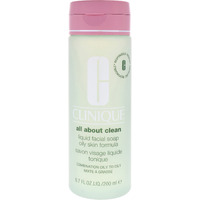 All About Clean Liquid Facial Soap Oily Skin Formula by Clinique for Unisex - 6.7 oz Soap