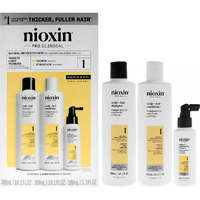 System 1 Kit by Nioxin for Unisex - 3 Pc 10.1oz Cleanser Shampoo, 10.1oz Scalp Therapy Conditioner, 3.38oz Scalp and Hair Treatment