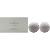 Soulful AromaBomb Duo by Aromaworks for Unisex - 2 x 8.81 oz Bath Bomb