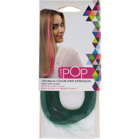 Pop Color Strip Extension - Party Dress Green by Hairdo for Women - 18 Inch Hair Extension