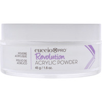 Revolution Acrylic Powder - Clear by Cuccio Pro for Women - 1.6 oz Acrylic Powder