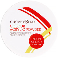 Colour Acrylic Powder - Neon Cherry by Cuccio PRO for Women - 1.6 oz Acrylic Powder