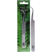 Curved Tip Tweezers by Satin Edge for Unisex - 1 Pc Tweezer