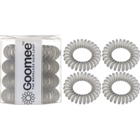 The Markless Hair Loop Set - Charcoal by Goomee for Women - 4 Pc Hair Tie