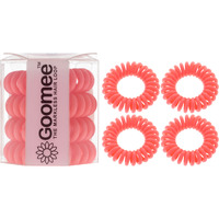 The Markless Hair Loop Set - Peach Paradise by Goomee for Women - 4 Pc Hair Tie