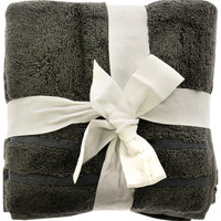 Bamboo Washcloths Set - Onyx by Cariloha for Unisex - 3 Pc Towel