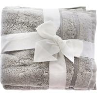 Bamboo Washcloths Set - Harbor Gray by Cariloha for Unisex - 3 Pc Towel